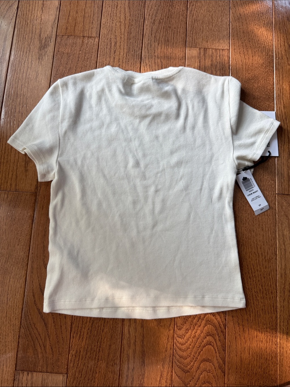 Aritzia homestretch tee - crew waist - light birch - Picture 2 of 4